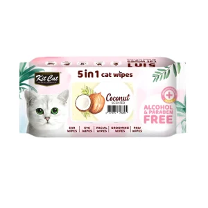 Kit Cat Toallitas Humedas Coco Para Gatos