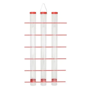 Set de Tubos Alimentadores para Aves Rojo
