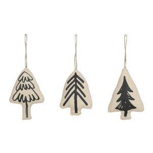 Árbol tela colgante deco negro