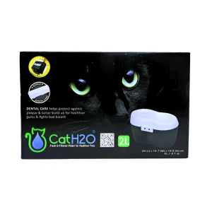 Fuente de Agua para Gatos Blanca