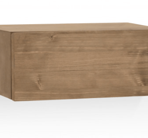 Mesita de noche pared roble