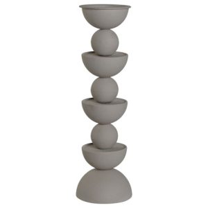 Candelabro metal símil piedra XL