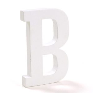 Letras decorativa “B mayúscula”